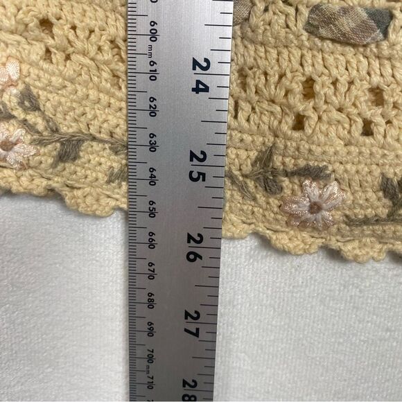 Koret Francisca Knit/Crochet Vintage Button Vest Size Large - Picture 10 of 10